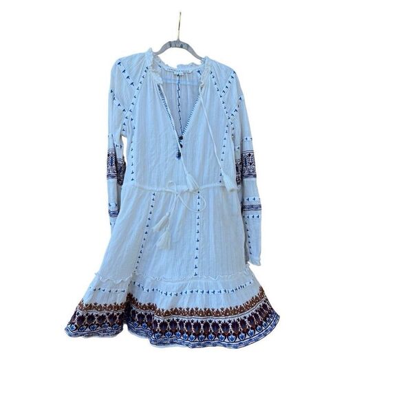 Veronica Beard Danica Long Sleeve Cotton Cover-Up Dress Size XS - Picture 6 of 16